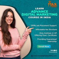 Advance Digital Marketing Institute in India  Max Digital Academy